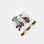 Serviette En Papier Police (Coin)