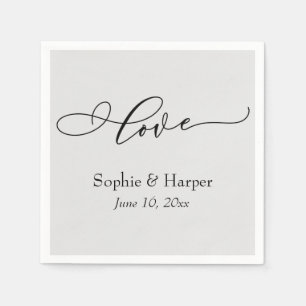 Serviette En Papier Police de caractères de luxe simple pour typograph