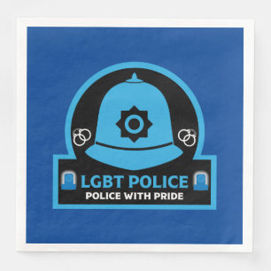 Serviette En Papier Police Gay pride LGBT+