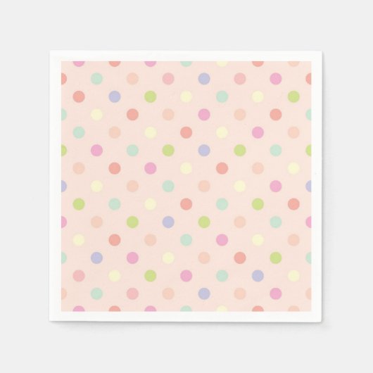 Serviette En Papier Polka dot (Devant)