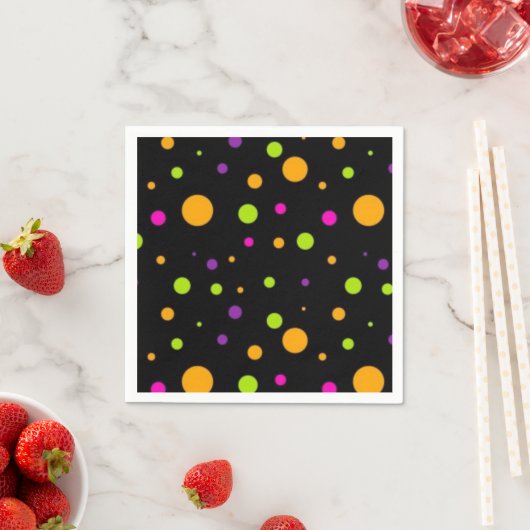 Serviette En Papier Polka dot (En situation)