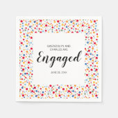 Serviette En Papier Polka Dot (Devant)