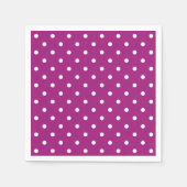Serviette En Papier Polka Dot Napkin (Devant)
