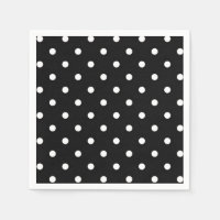 Polka noir et blanc point mode moderne
