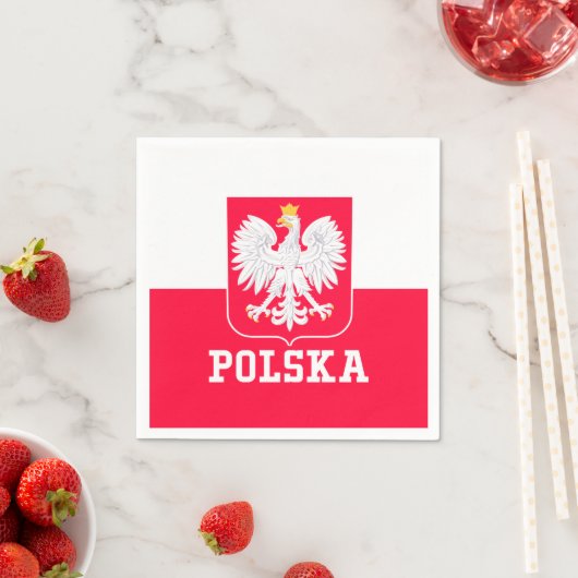 Serviette En Papier Pologne (En situation)
