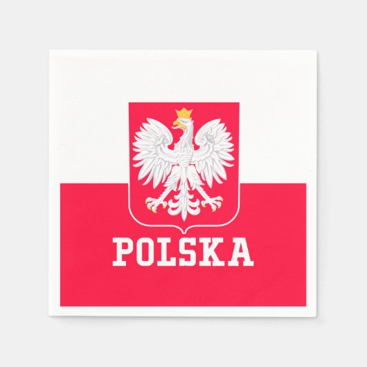 Serviette En Papier Pologne (Devant)