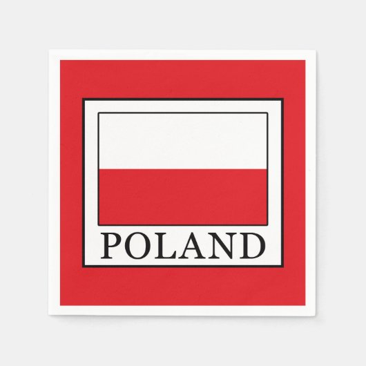 Serviette En Papier Pologne (Devant)