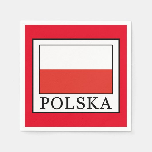 Serviette En Papier Polska (Devant)