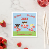 Serviette En Papier Pom-pom girl (En situation)