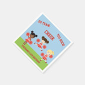 Serviette En Papier Pom-pom girl (Coin)