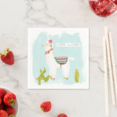 Serviette En Papier Pom Pom Llama Rama - Llater Llosers (En situation)
