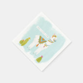 Serviette En Papier Pom Pom Llama Rama - Toute Lotta Llama (Coin)