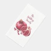 Serviette En Papier Pomegranate Juif Famille Papier Serviettes invités (Coin)