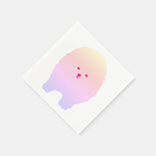 Serviette En Papier Poméranien, Chien, Papier d'art chiot (Coin)