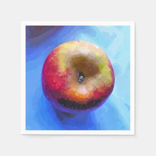 SERVIETTE EN PAPIER POMME (Devant)