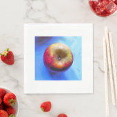 SERVIETTE EN PAPIER POMME (En situation)