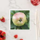SERVIETTE EN PAPIER POMME (En situation)