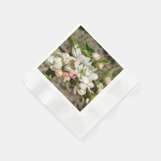 Serviette En Papier Pomme bourre fleur (Coin)