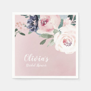 Serviette En Papier Pomme de douche à nuptiale fleurie botanique
