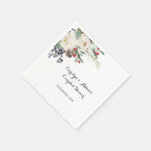 Serviette En Papier Pomme de douche Floral Couples d'hiver (Coin)