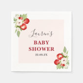 Serviette En Papier Pomme de nos Baby showers oculaires serviettes (Devant)