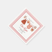 Serviette En Papier Pomme de nos yeux Fruit baby shower d'automne merc (Coin)