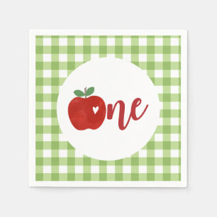 Serviette En Papier Pomme de nos yeux premier anniversaire