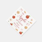 Serviette En Papier Pomme de notre Baby shower oculaire (Coin)