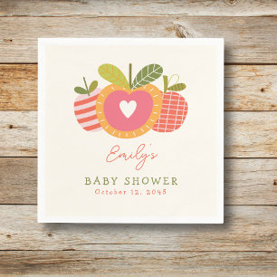 Serviette En Papier Pomme de notre oeil Whimsical mignon Baby shower