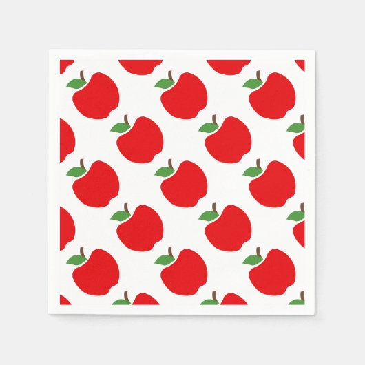 Serviette En Papier Pommes (Devant)