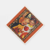 Serviette En Papier Pommes Bobbing Dangers Papier Napkin (Coin)