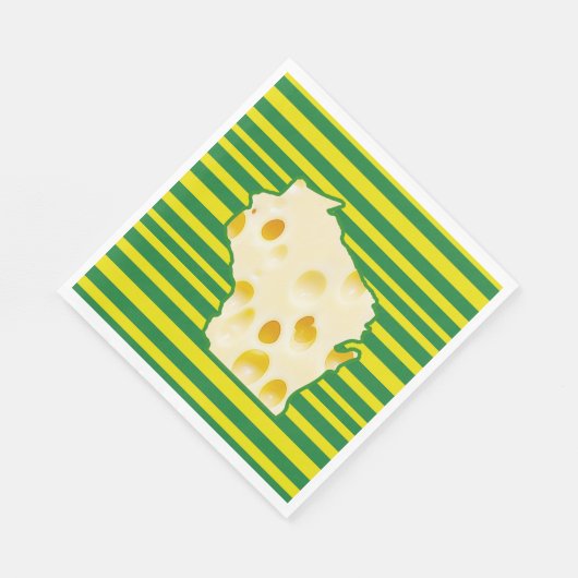 Serviette En Papier Pommes de table Wisconsin Party (Coin)