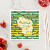 Serviette En Papier Pommes de table Wisconsin Party (En situation)