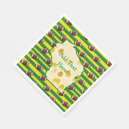 Serviette En Papier Pommes de table Wisconsin Party (Coin)