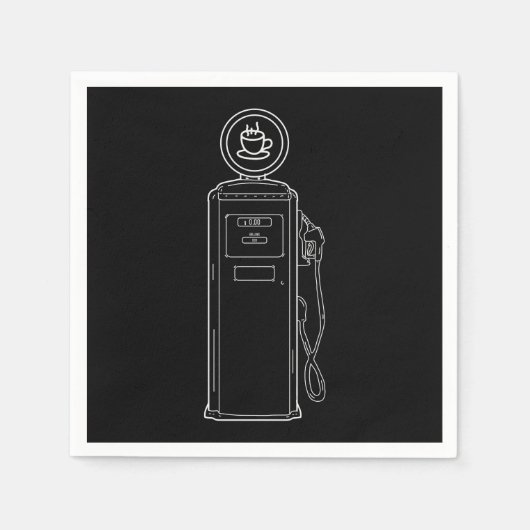 Serviette En Papier Pompe à café (Devant)