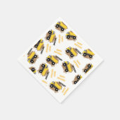 Serviette En Papier Pompe personnalisée Camion Construction Boue Garço (Coin)
