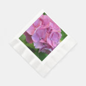 Serviette En Papier Pompée rose Hydrangea Hortensia Fleur (Coin)