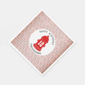 Serviette En Papier Pompier + Briques Pompier Fête d'anniversaire (Coin)
