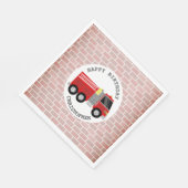 Serviette En Papier Pompier + Briques Pompier Fête d'anniversaire (Coin)