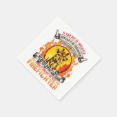 Serviette En Papier Pompier Giraffe (Coin)