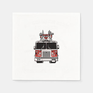Serviette En Papier Pompier pompier Camion Pompier Cadeau
