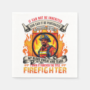 Serviette En Papier Pompiers