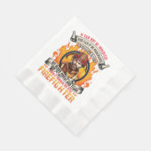 Serviette En Papier Pompiers (Coin)
