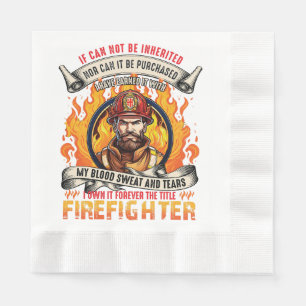 Serviette En Papier Pompiers