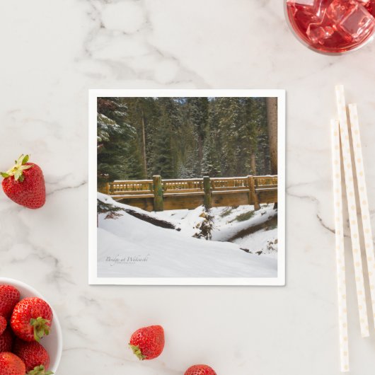 Serviette En Papier Pont à Wuksachi (En situation)