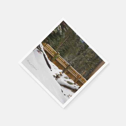 Serviette En Papier Pont à Wuksachi (Coin)