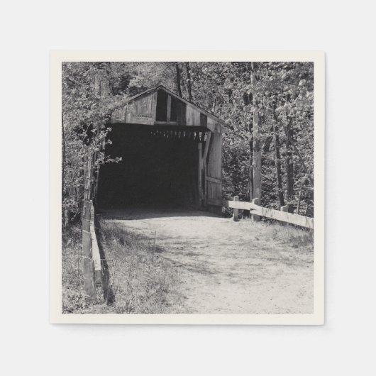 Serviette En Papier Pont couvert (Devant)