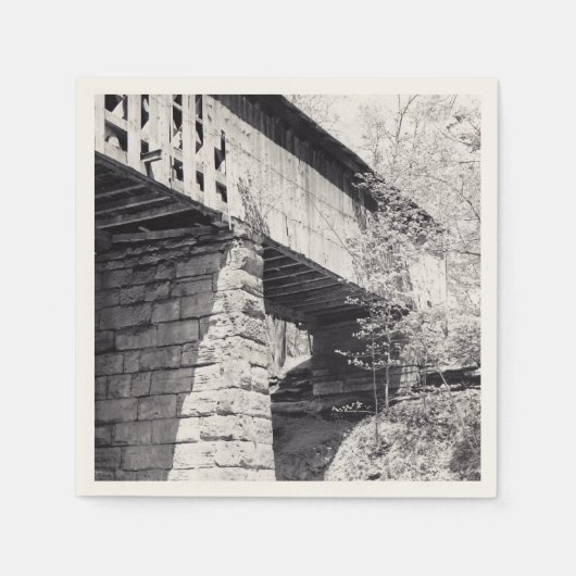 Serviette En Papier Pont couvert (Devant)