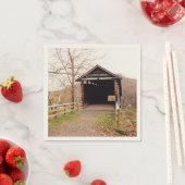 Serviette En Papier Pont couvert (En situation)