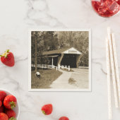 Serviette En Papier Pont couvert (En situation)